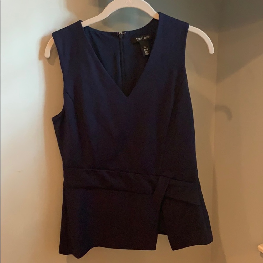 W/B navy a line top